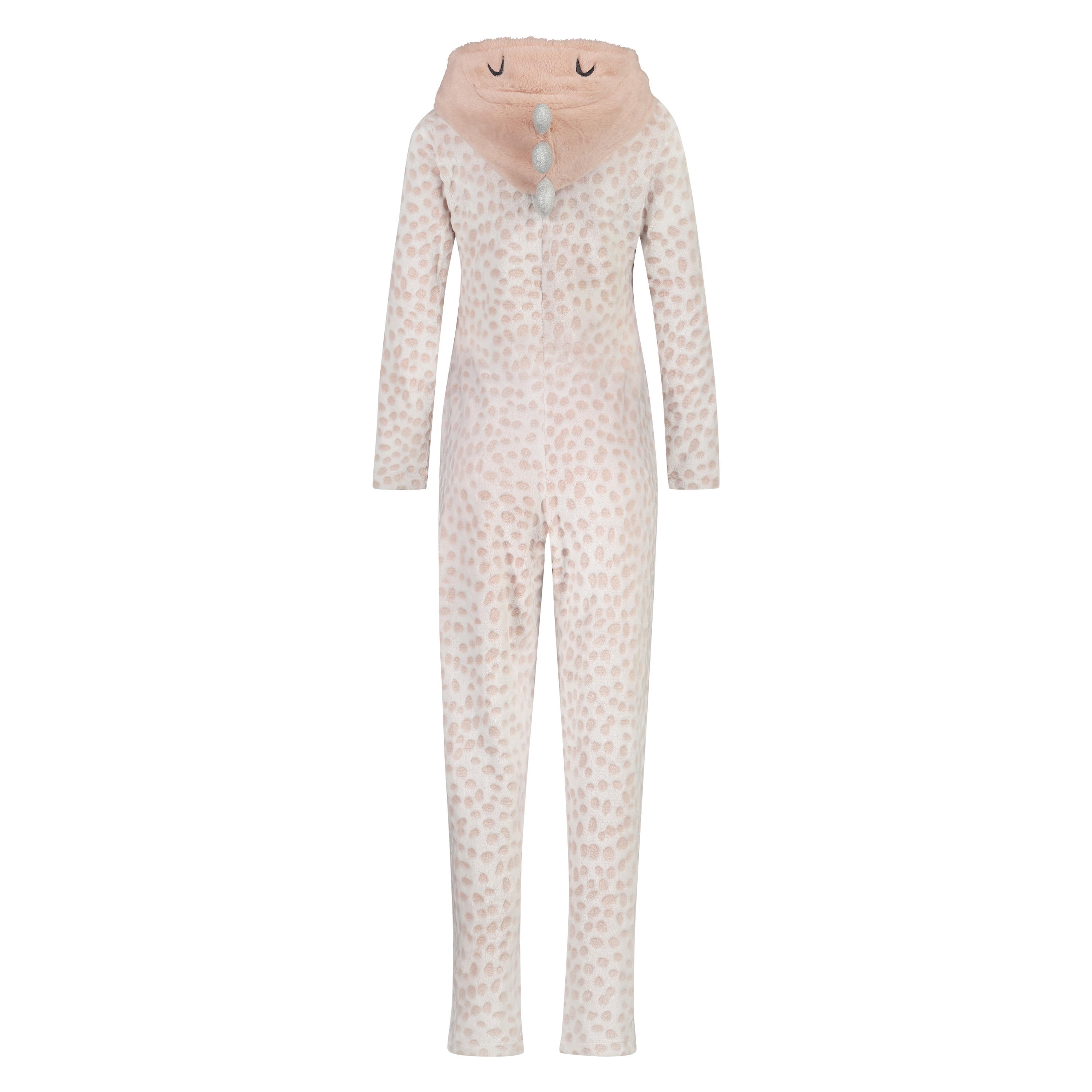 Novelty Fleece Onesie, Pink, main