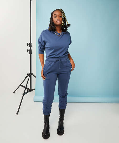 Snuggle Me Joggers, Blue