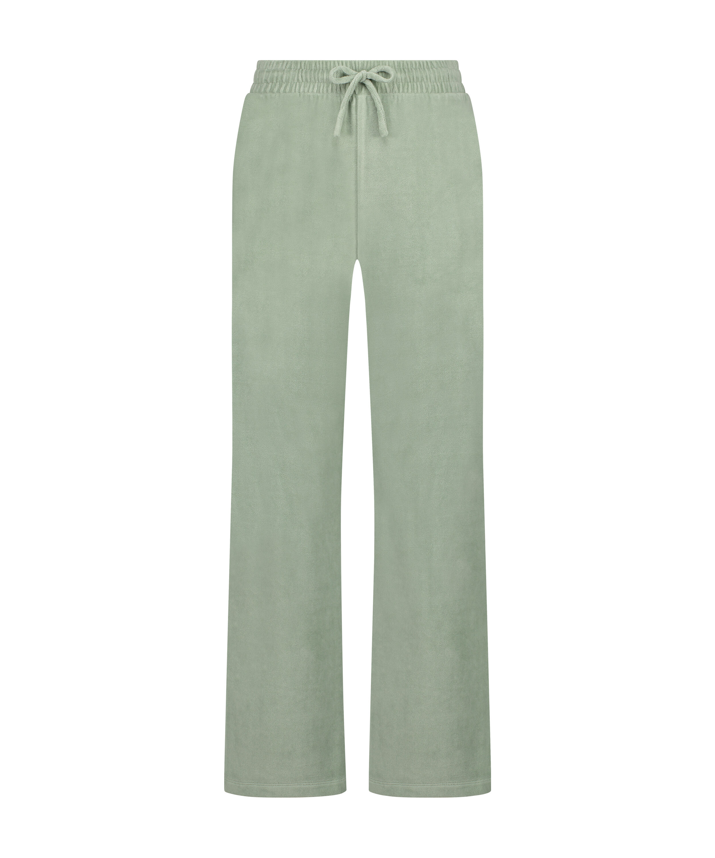 Velours Pyjama Pants, Green