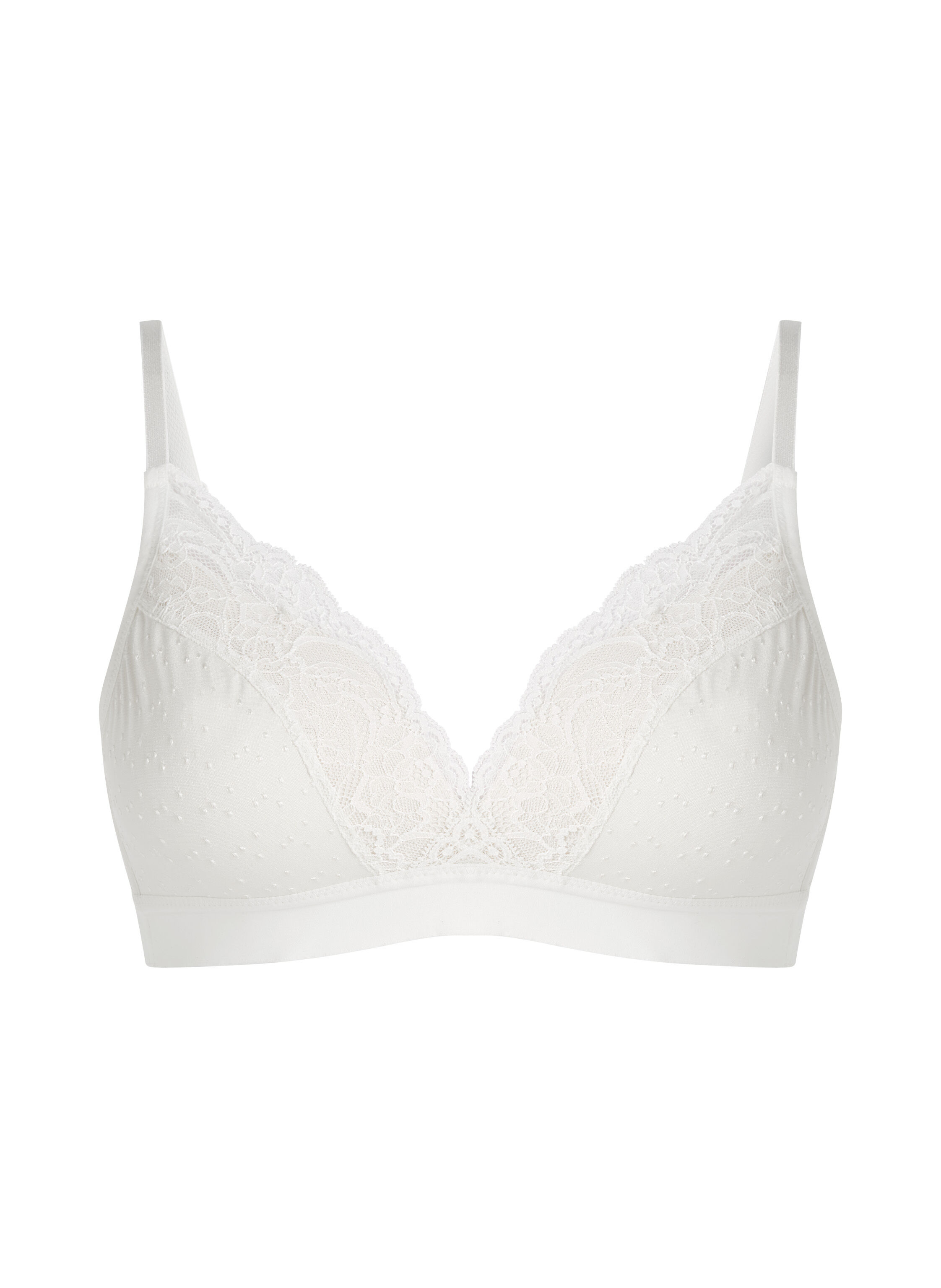 Sophie Padded Non-wired Bra, White