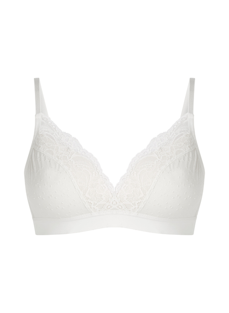 Sophie Padded Non-wired Bra, White