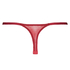 Thong Embroidered, Red