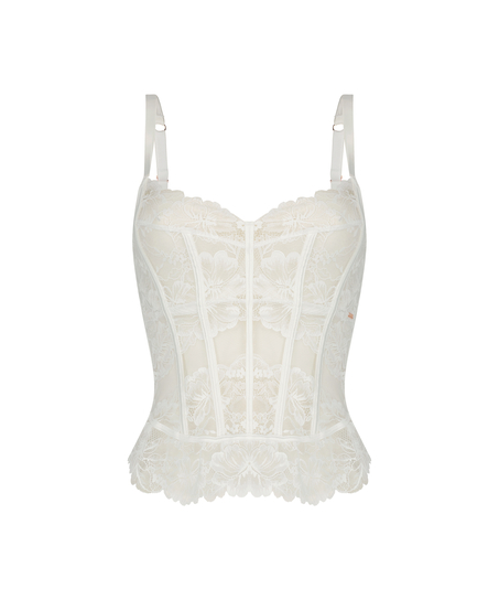 Cesca Bustier, White
