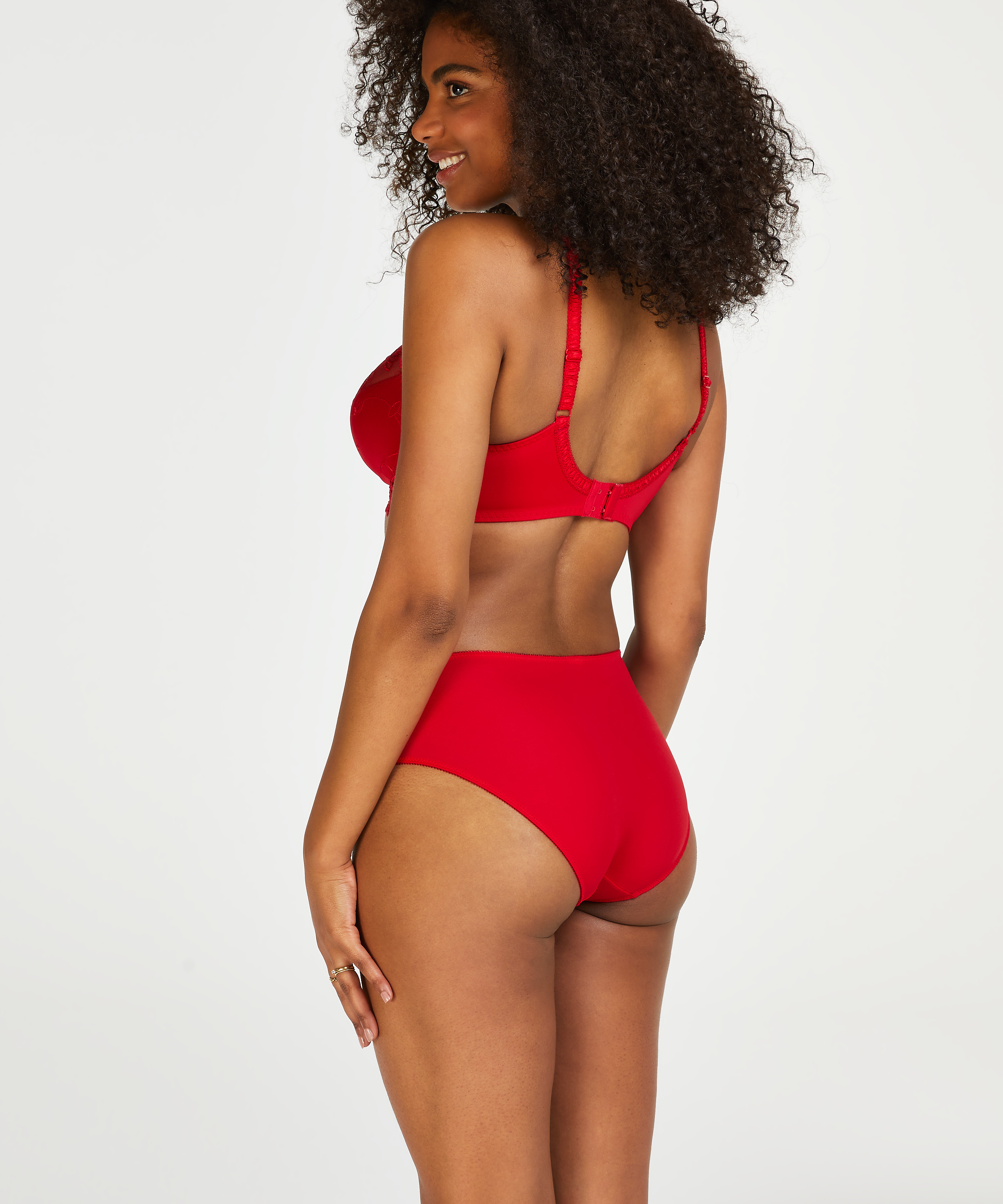 Diva High Knickers, Red, main