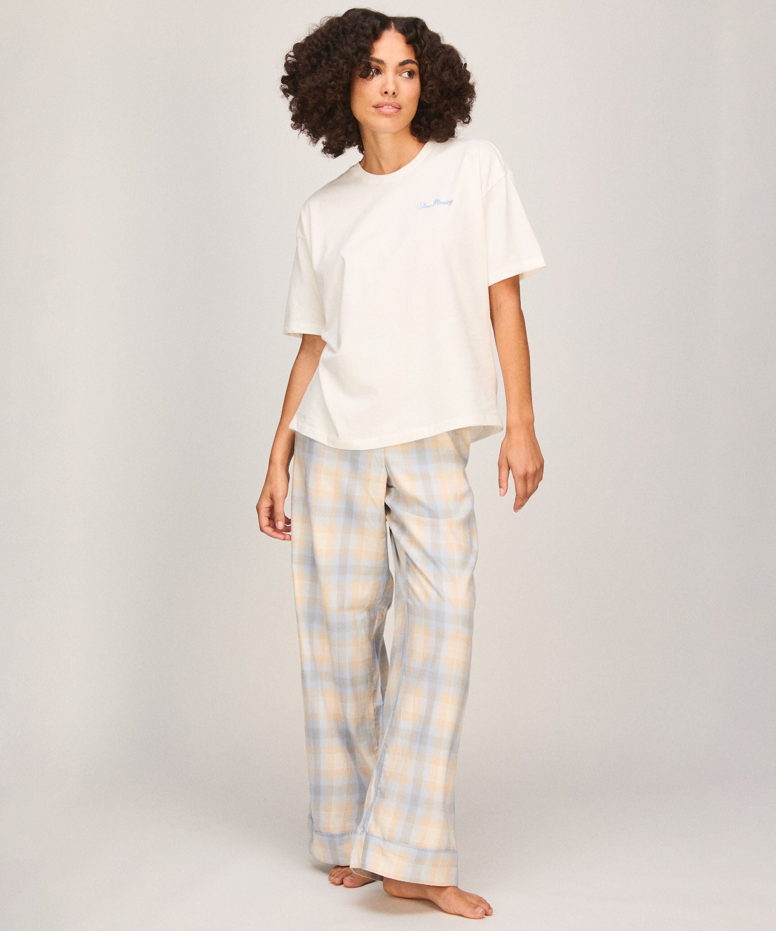 Pyjama Set Check, Blue Pyjama Set Check, Blue