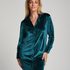 Shiny Velours Nightshirt, Blue
