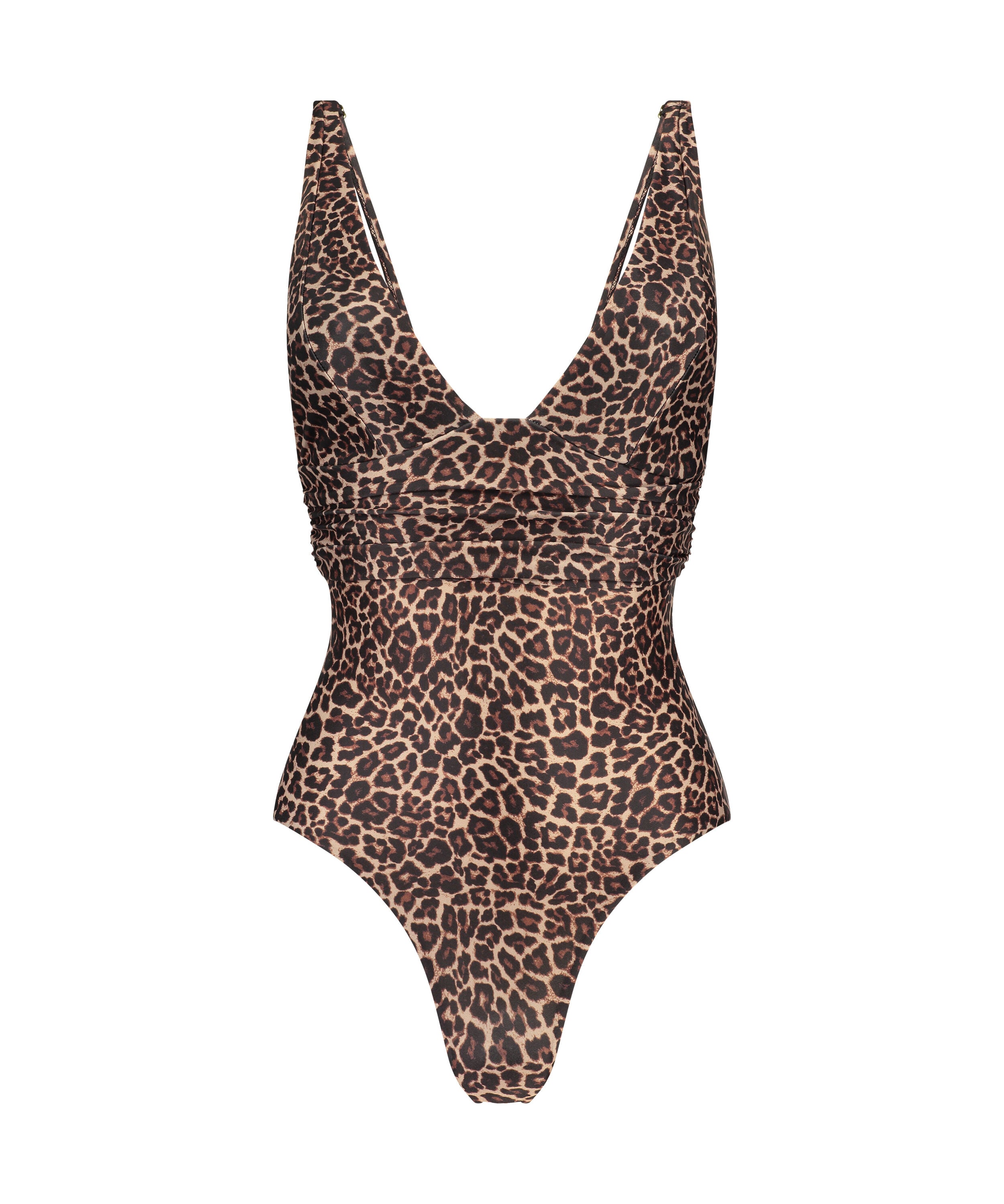 Shaping Bathingsuit Luxe, Brown Shaping Bathingsuit Luxe, Brown