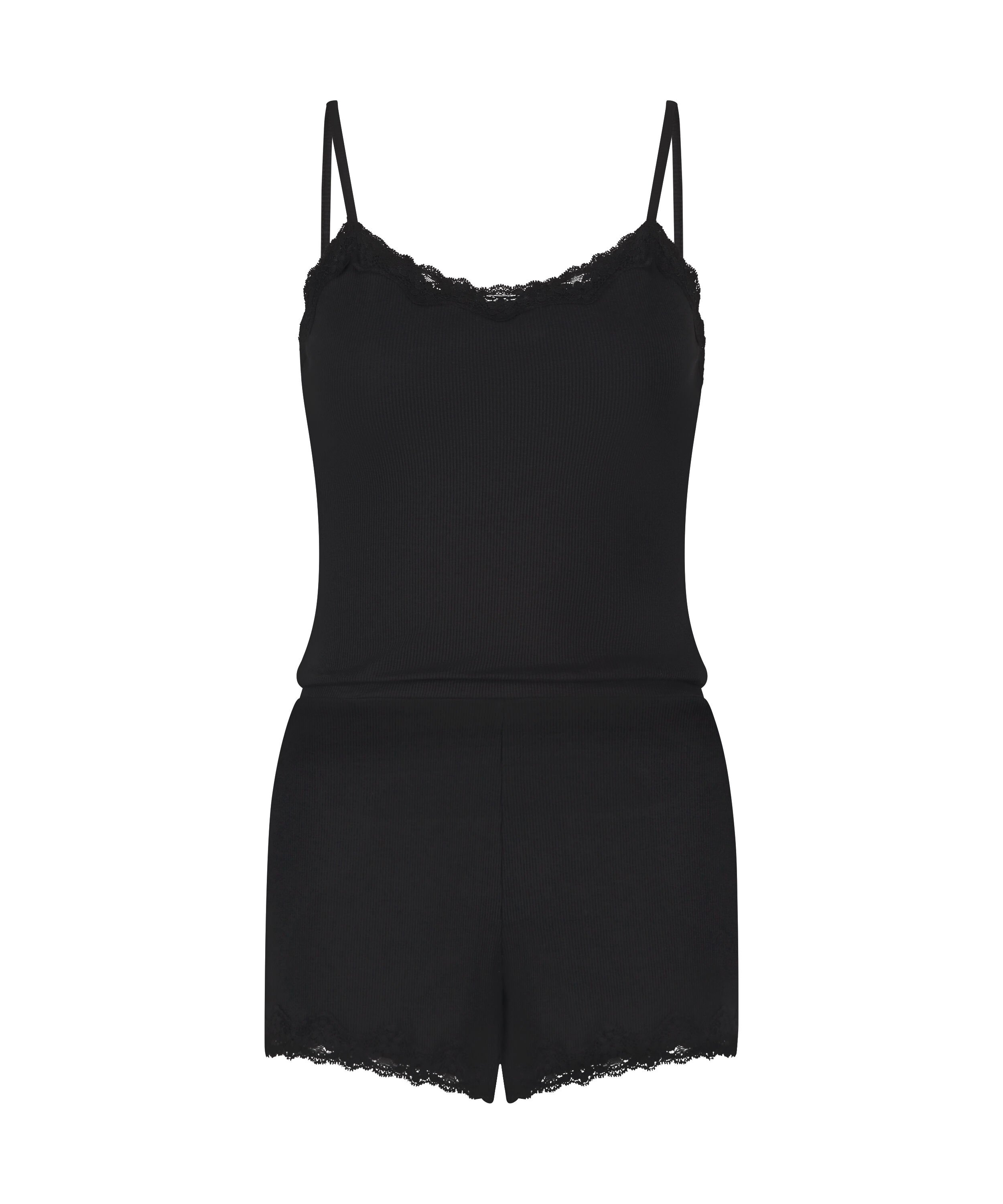 Cami Short Pyjama Set, Black