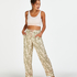 Woven Pyjama Bottoms, Beige