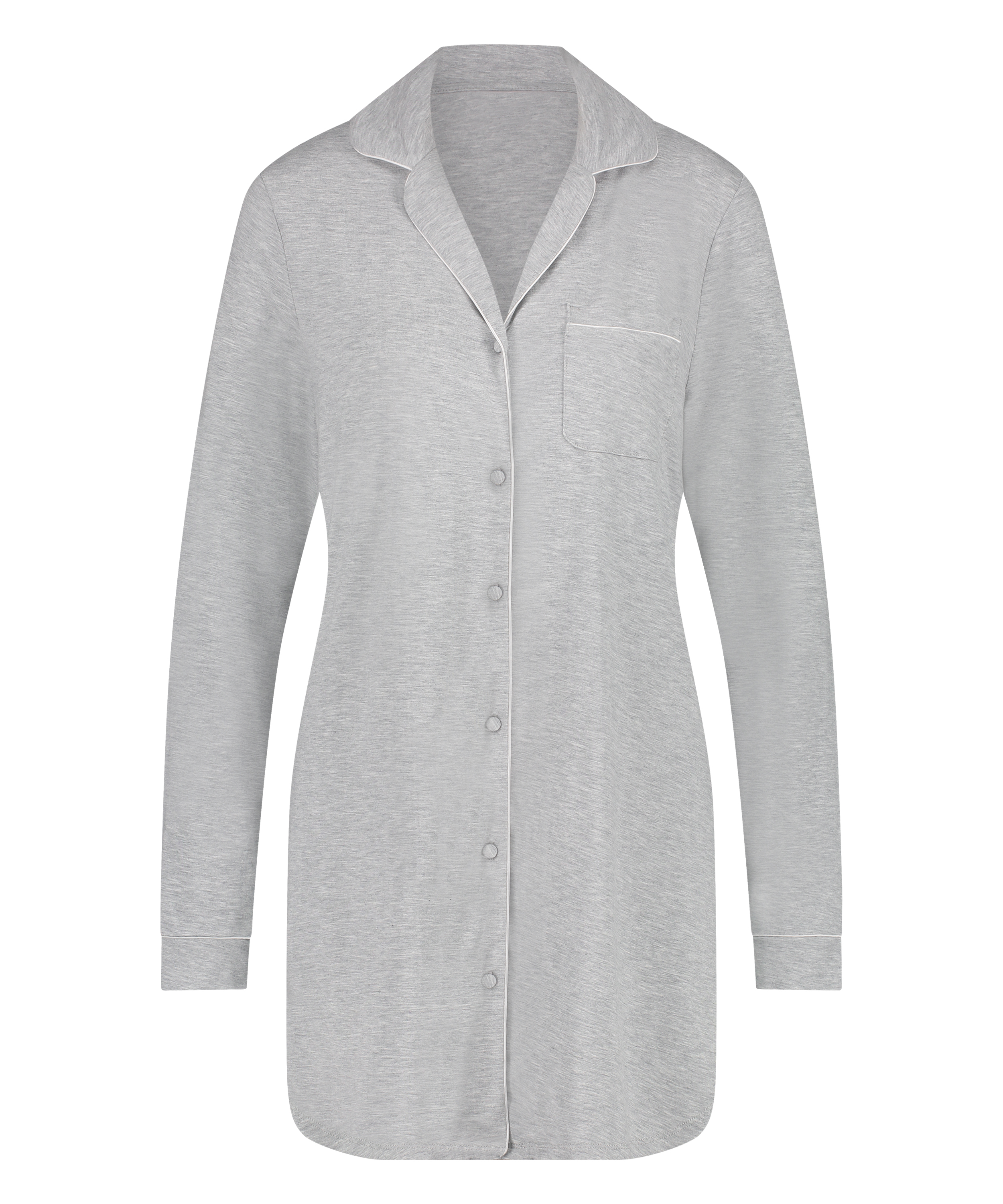 Essential Jersey Shirtdress, Grey, main