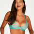 Isabelle Non-Padded Underwired Bra, Green