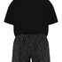 Short Pyjama Set, Black