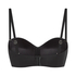 Smooth Padded Underwired Strapless Push-Up Bra, Black