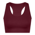 HKMX Seamless Sports Bra, Red