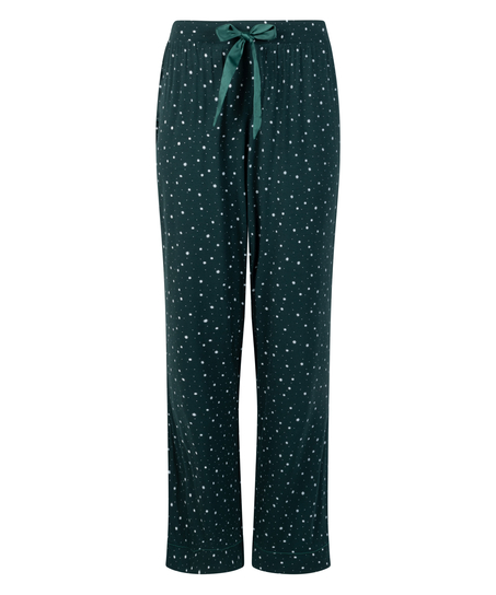 Jersey Pyjama Pants, Green