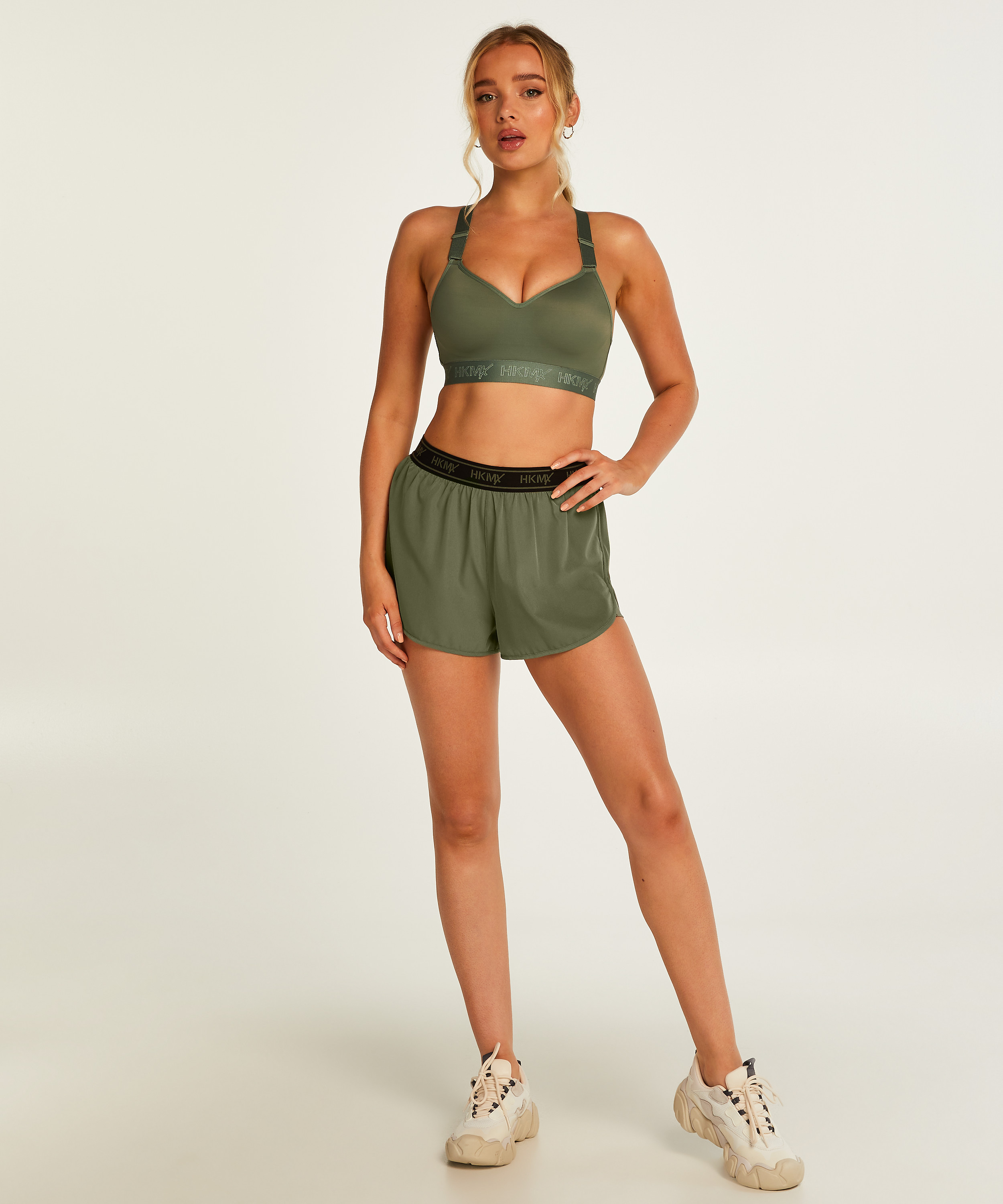HKMX Sports Bra The All Star Level 2, Green, main