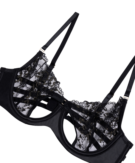 Felicia Non-Padded Underwired Bra, Black