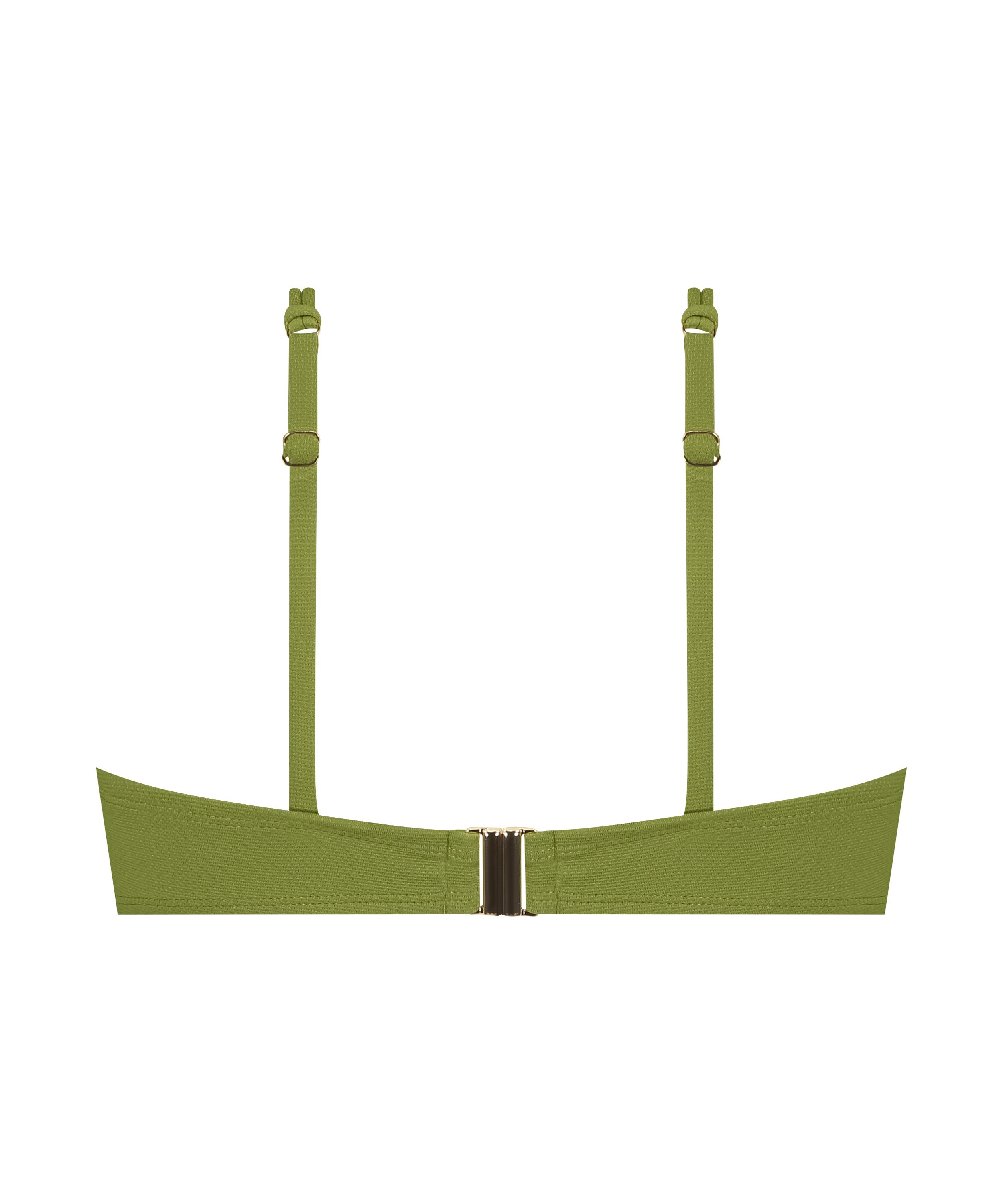 Holbox Bikini Top, Green, main