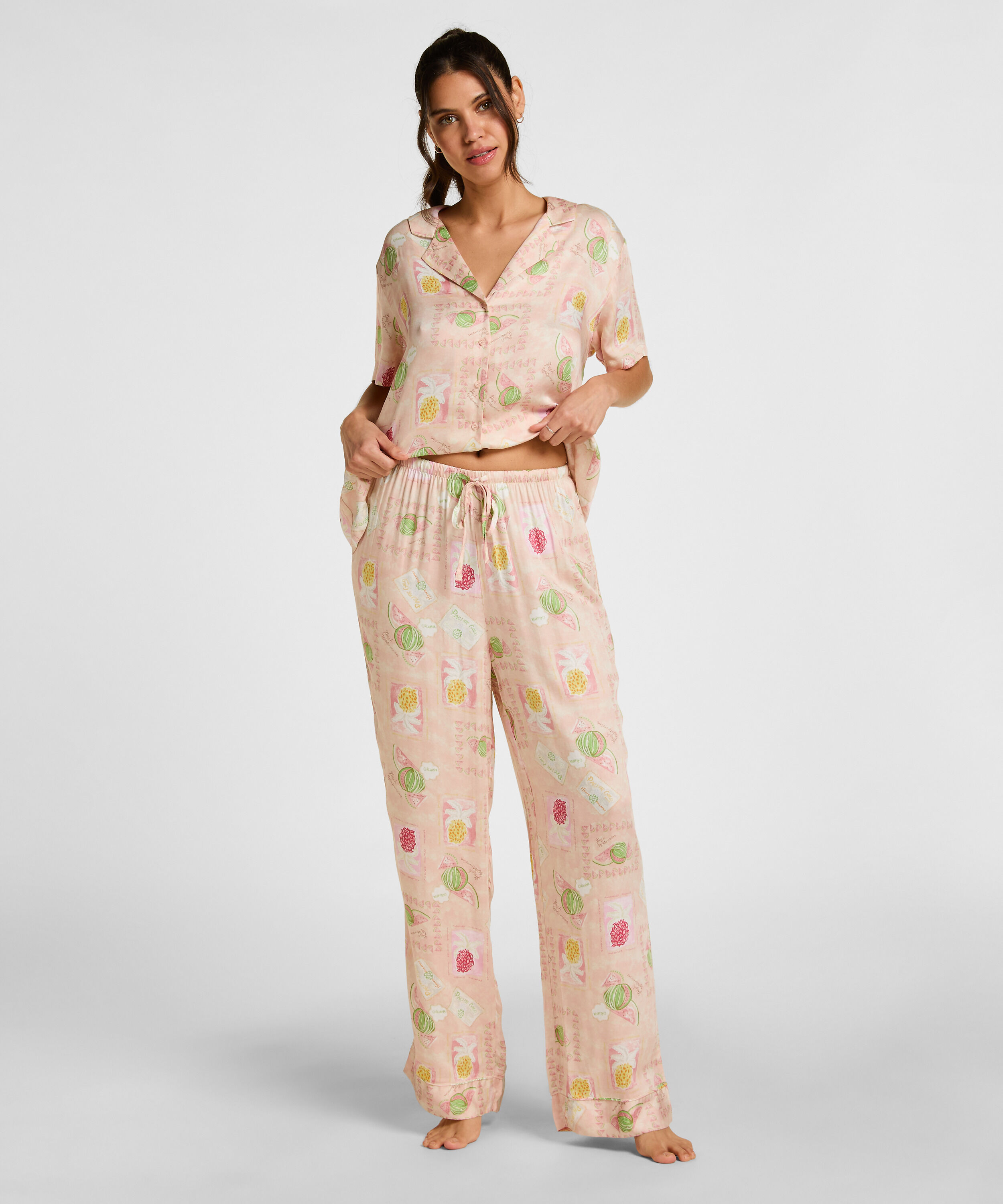 Satin Trousers, Orange