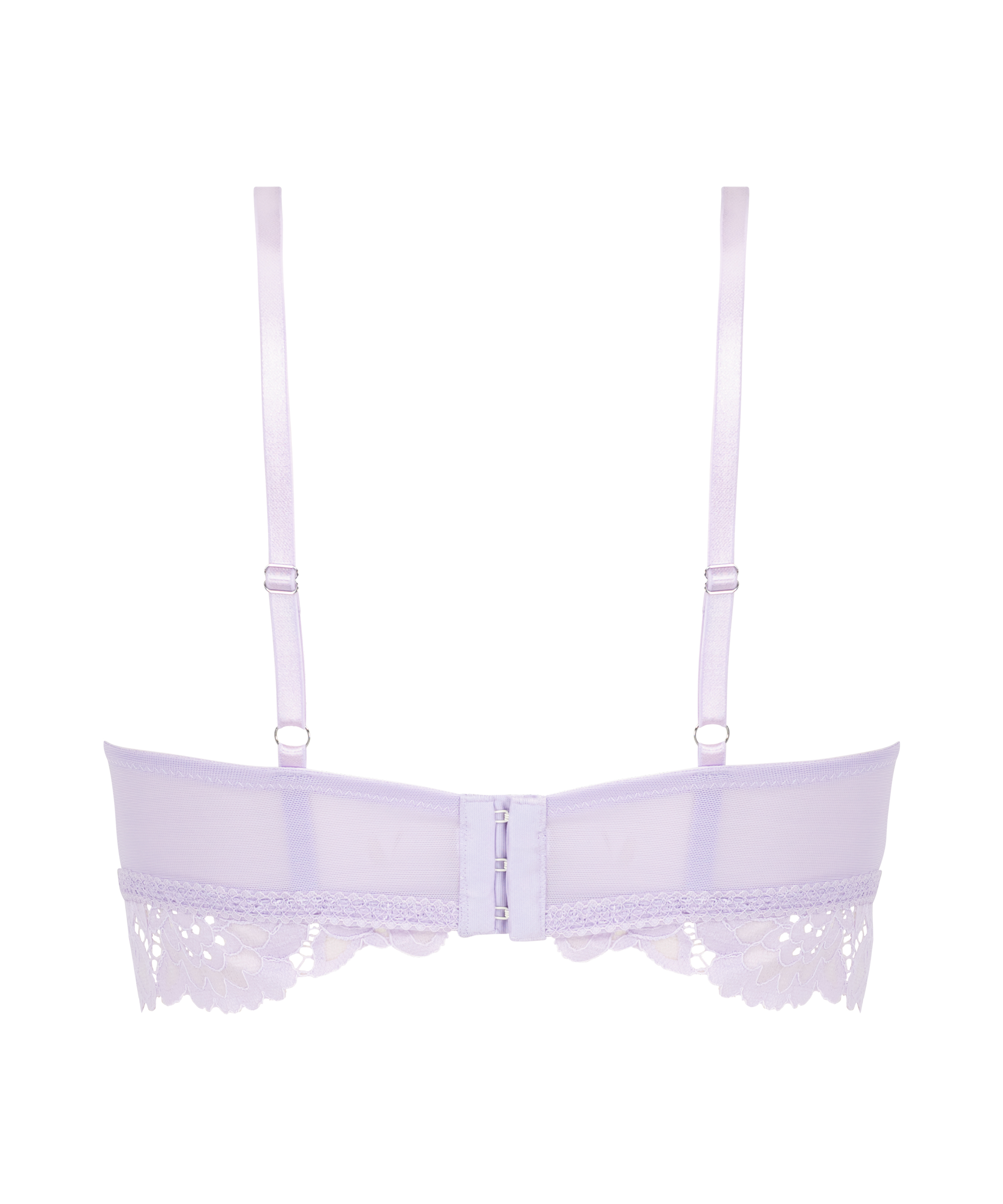 Shiloh Padded Non-wired Longline Bra, Purple, main