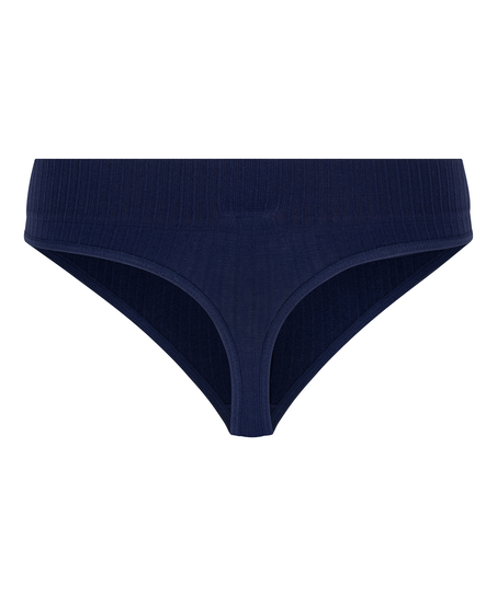 Dianne High Leg Thong, Blue