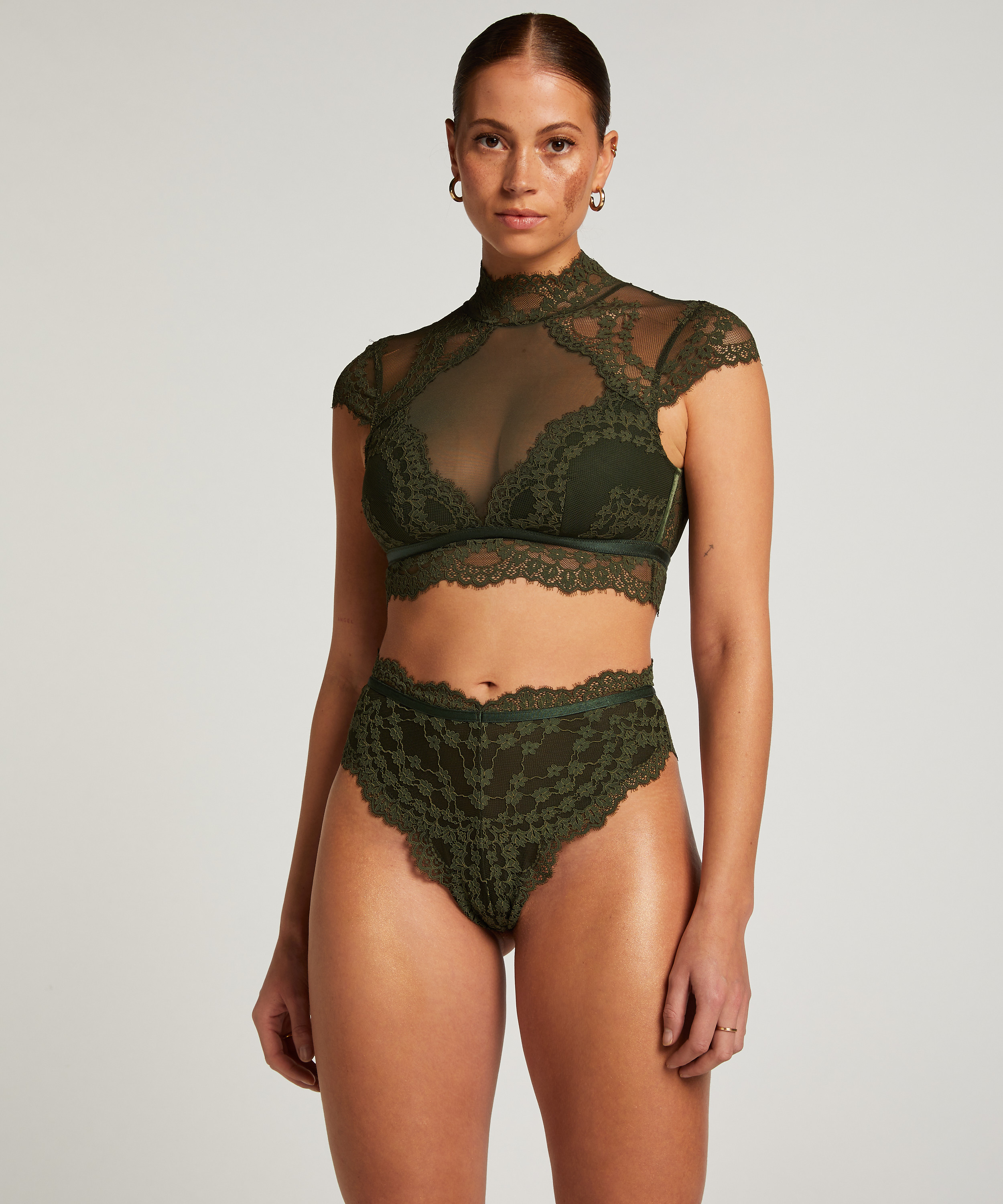 Daisy Bralette, Green, main