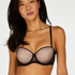 Kylie Padded Strapless Underwired Bra, Black
