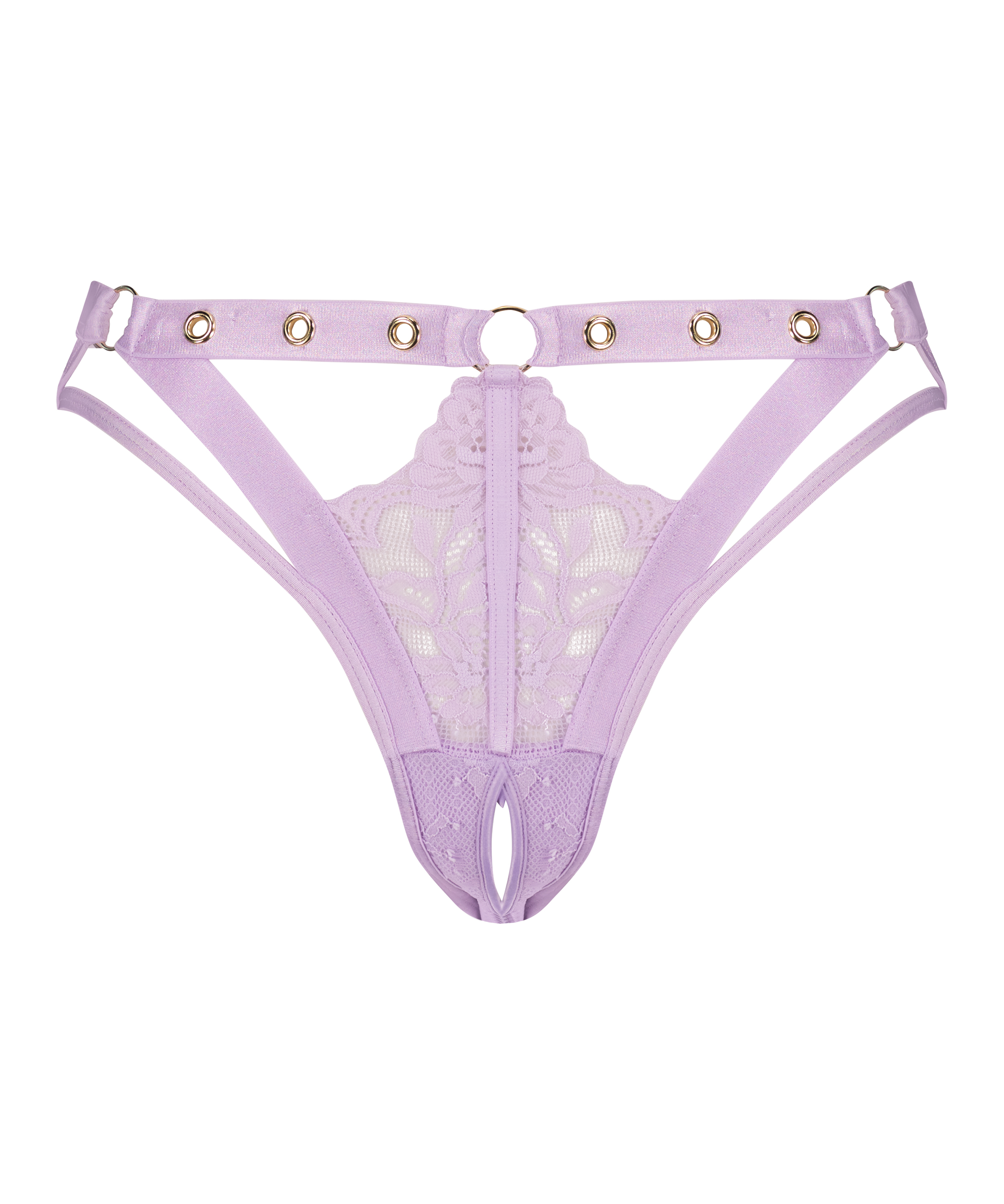 Sadie Open Crotch Brazilian, Purple, main