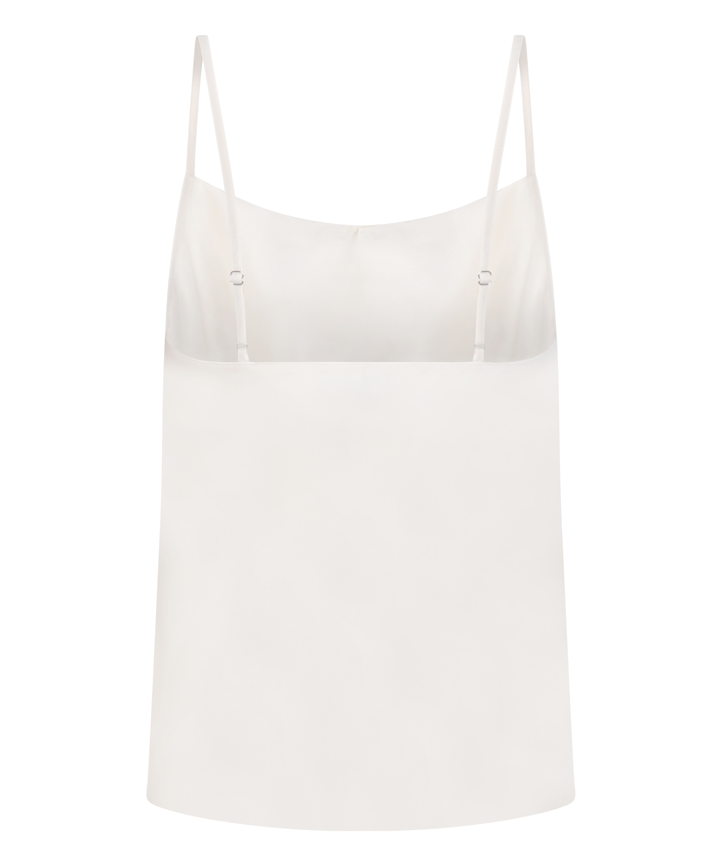Cami Satin Minimal, White, main