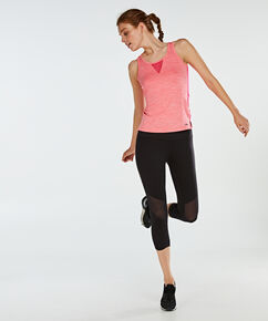 HKMX High Waist Level 2 Capri Leggings, Black