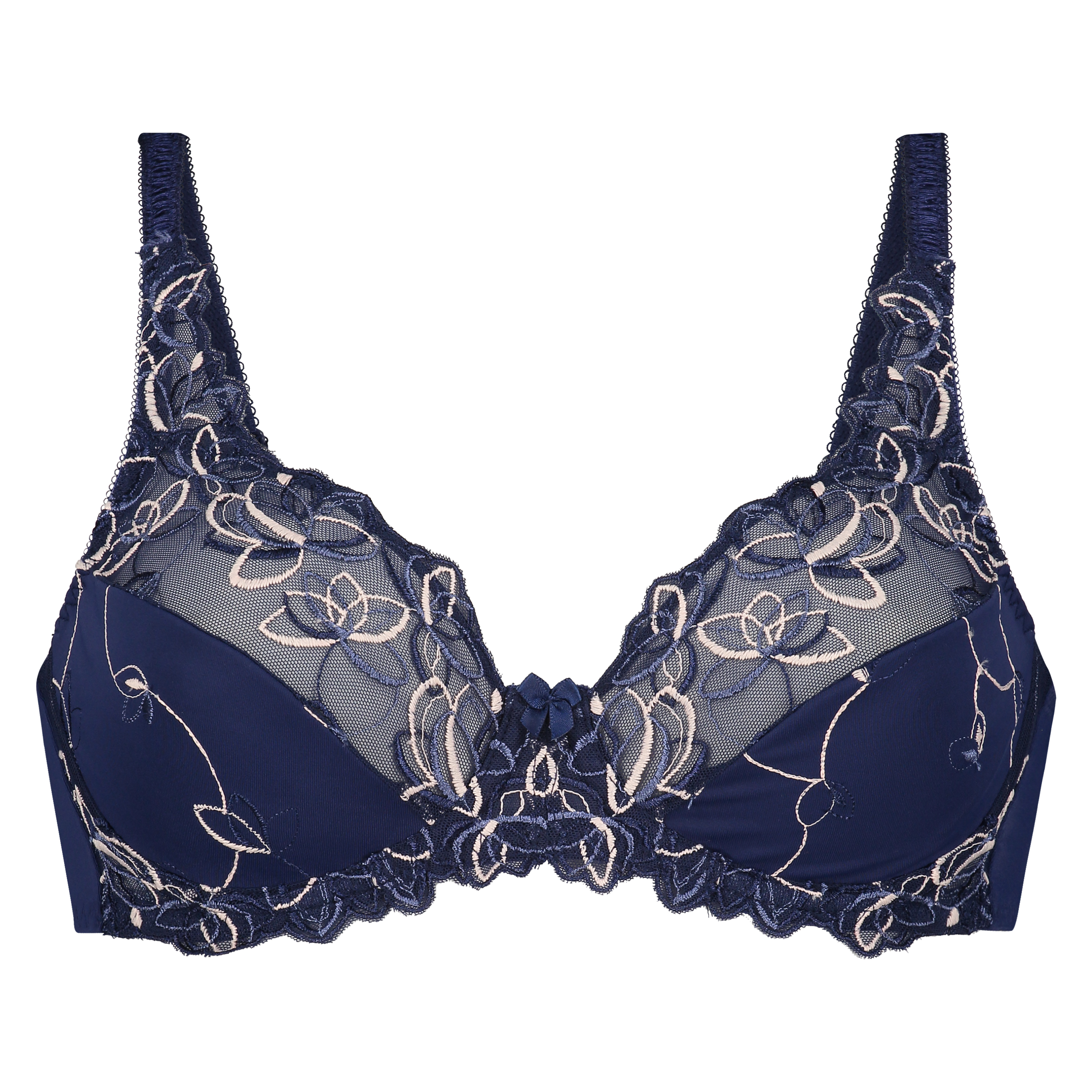 Diva Non-Padded Underwired Bra, Blue, main