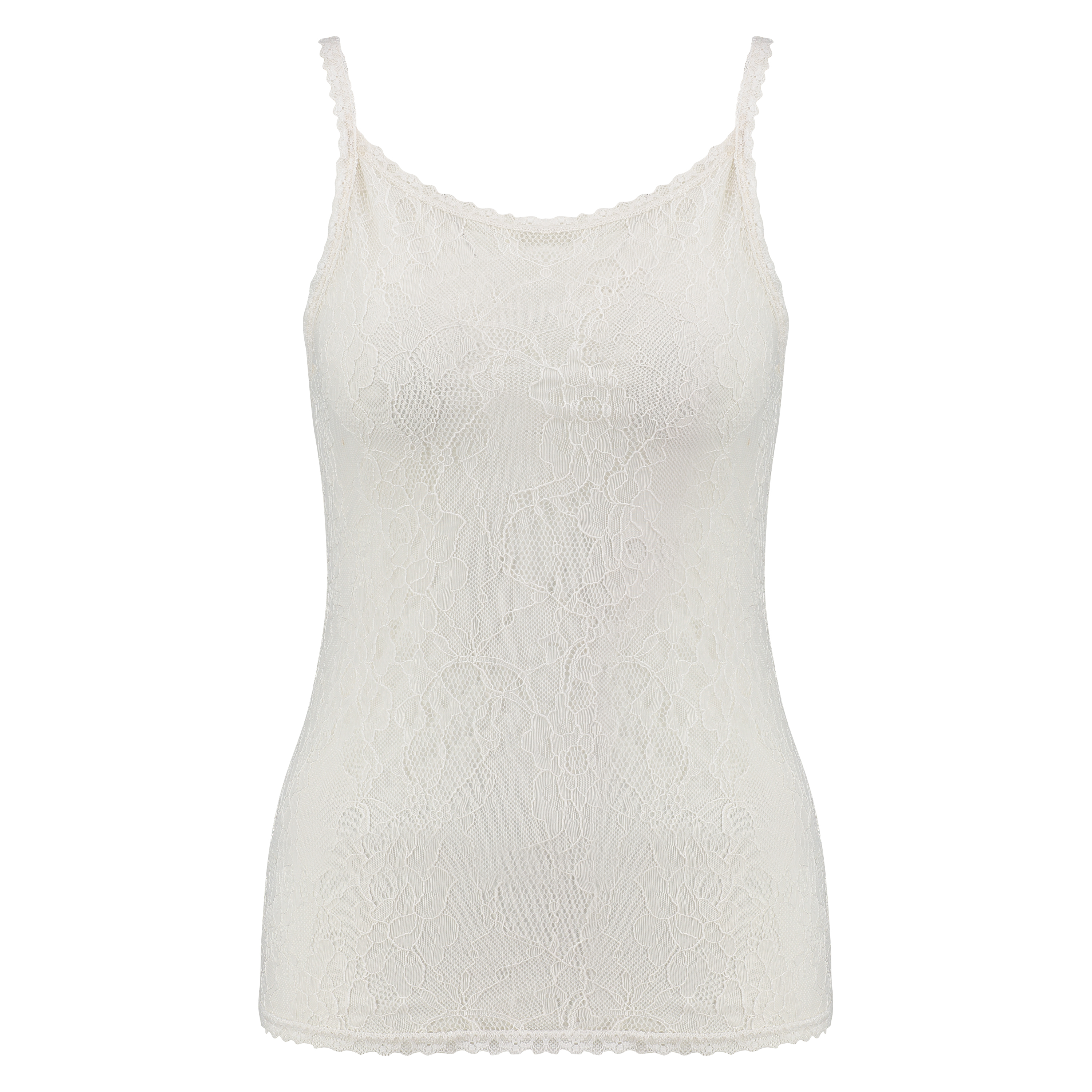 Tank top Lace, White, main