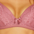 Bessie Padded Non-Wired Bra Pink Ribbon, Pink