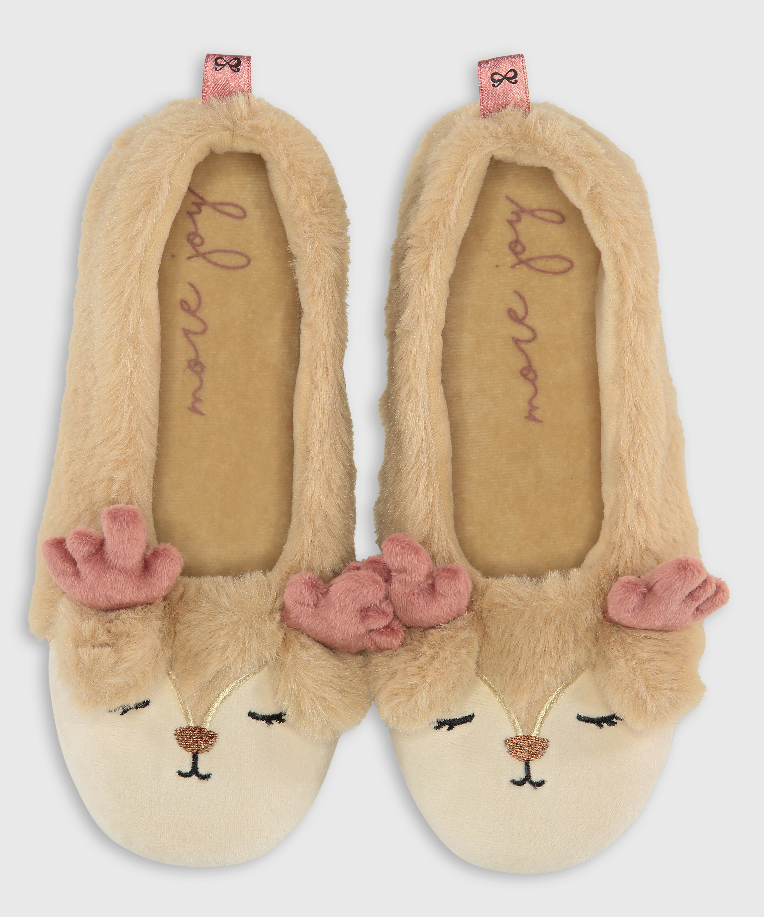 Ballerina slippers, Beige, main