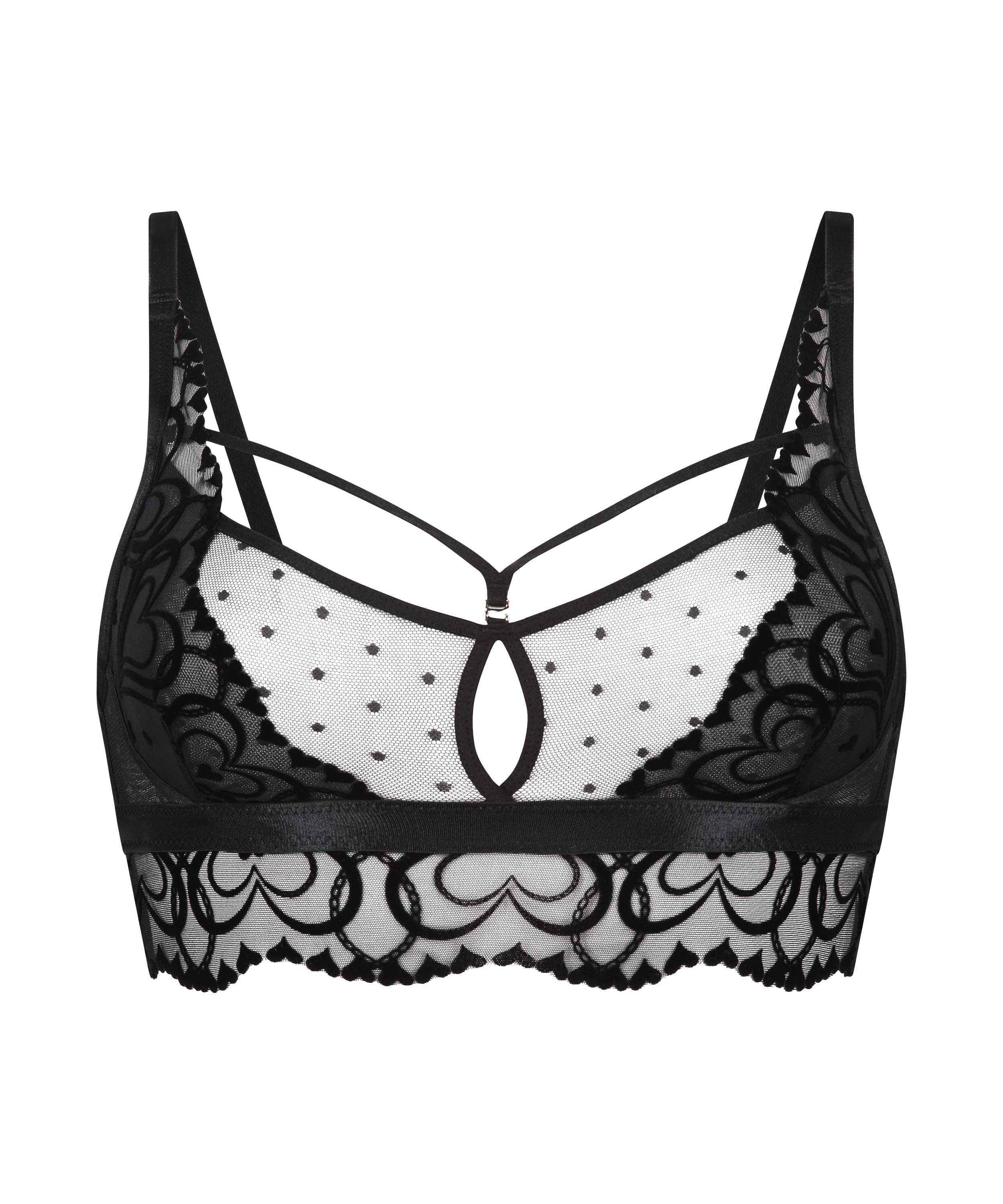 Pippa Bralette, Black, main