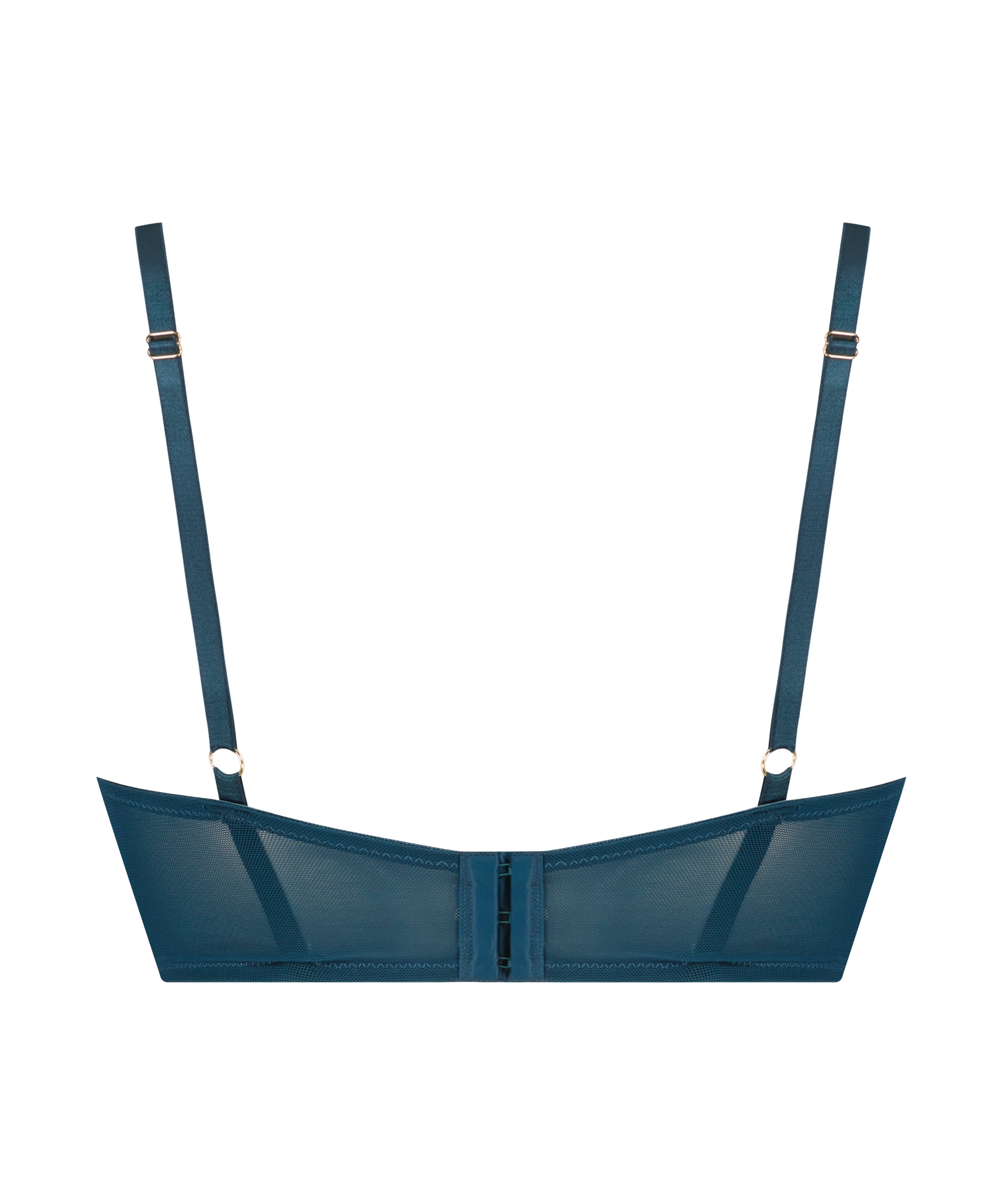 Riri Padded Underwired Push-Up Bra, Blue, main