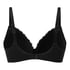 Lola Padded Non-Wired Bra, Black