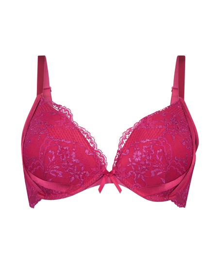 Reeva padded push-up underwired bra, Pink