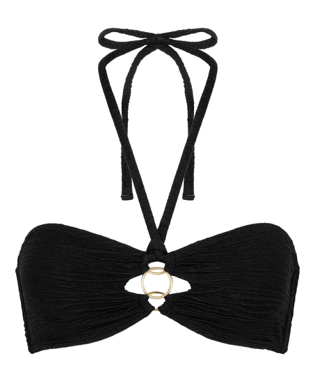 Bahamas Bandeau Bikini Top, Black