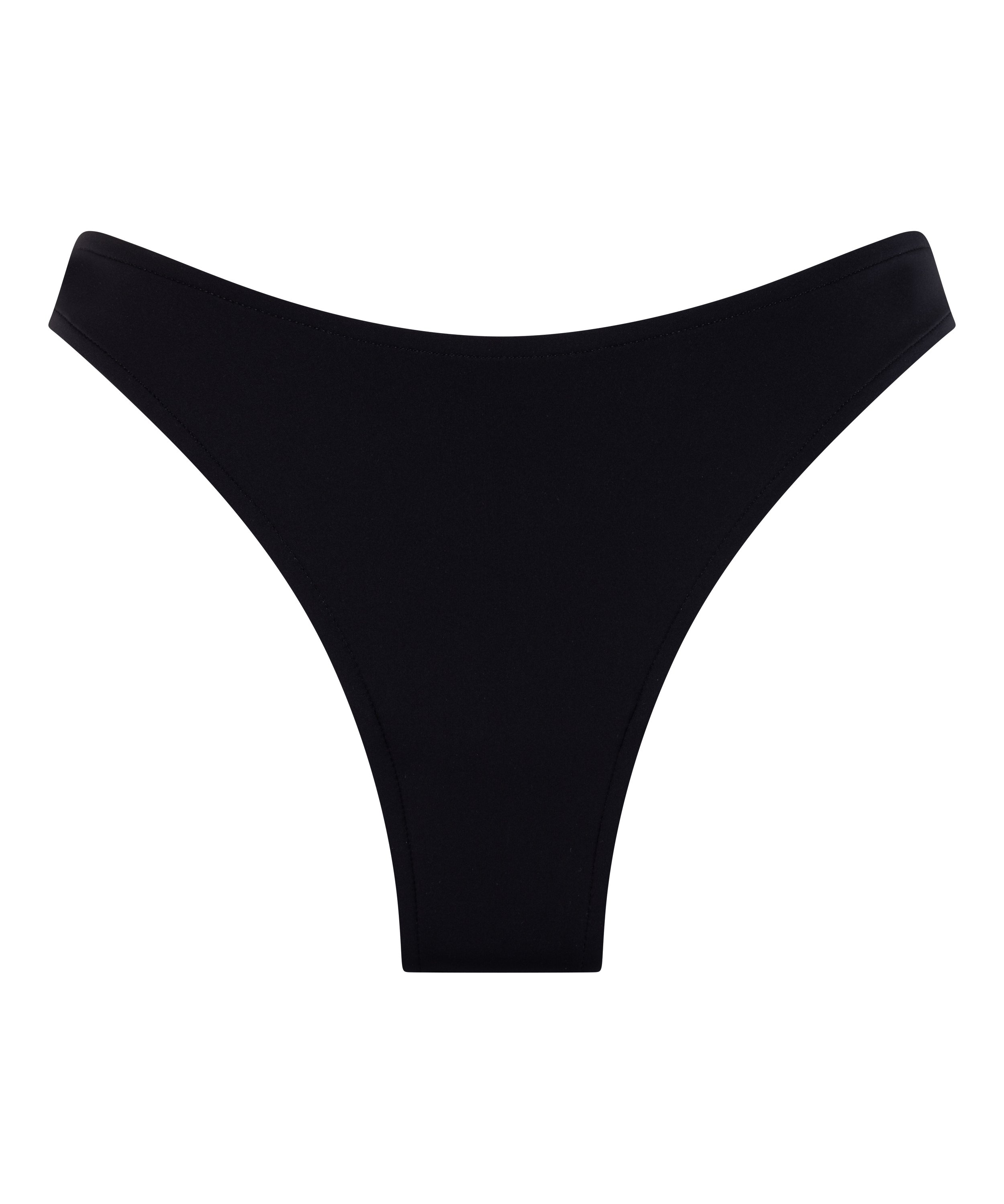 Neoprene Highleg Bikinibottom, Black, main
