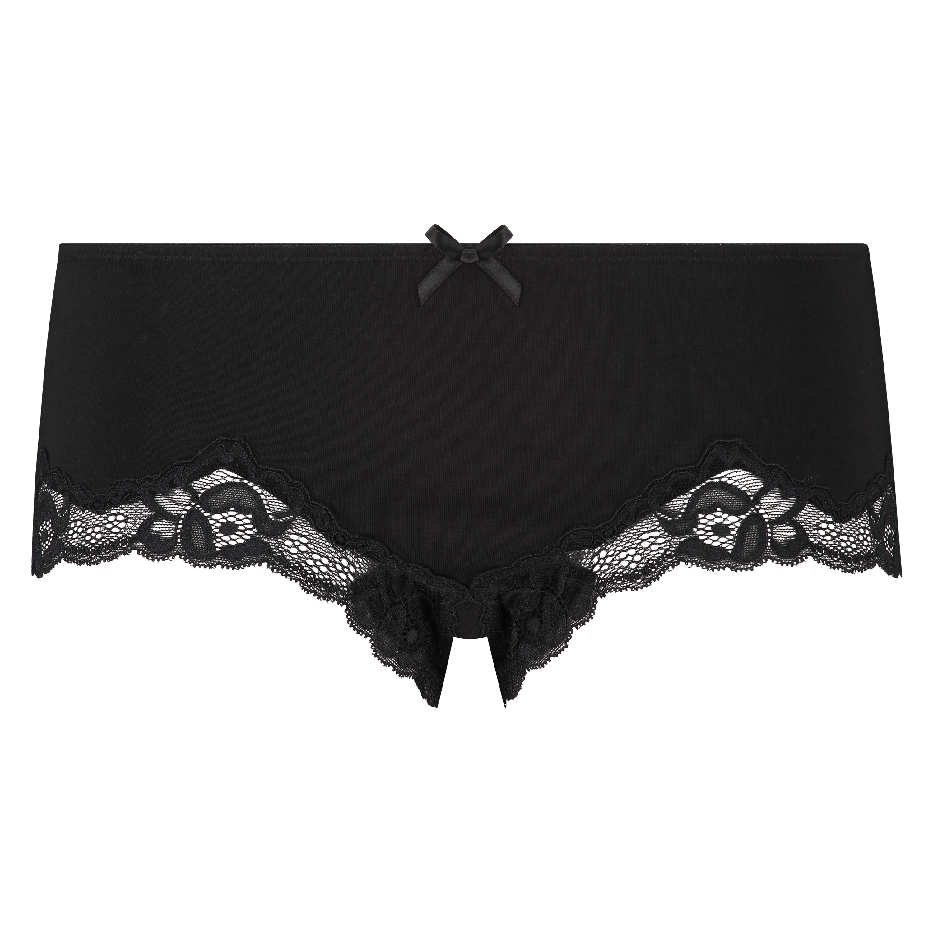 Secret Lace boxers cotton, Black, main