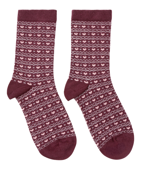 Modal Crew Socks, Purple