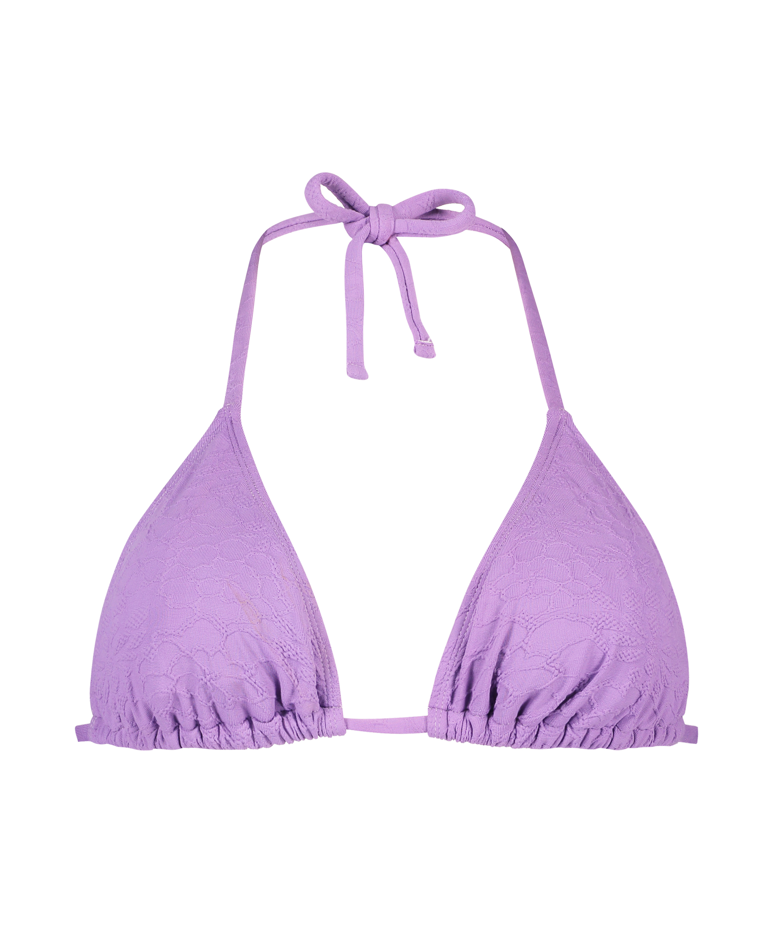 Libby triangle bikini top, Purple, main