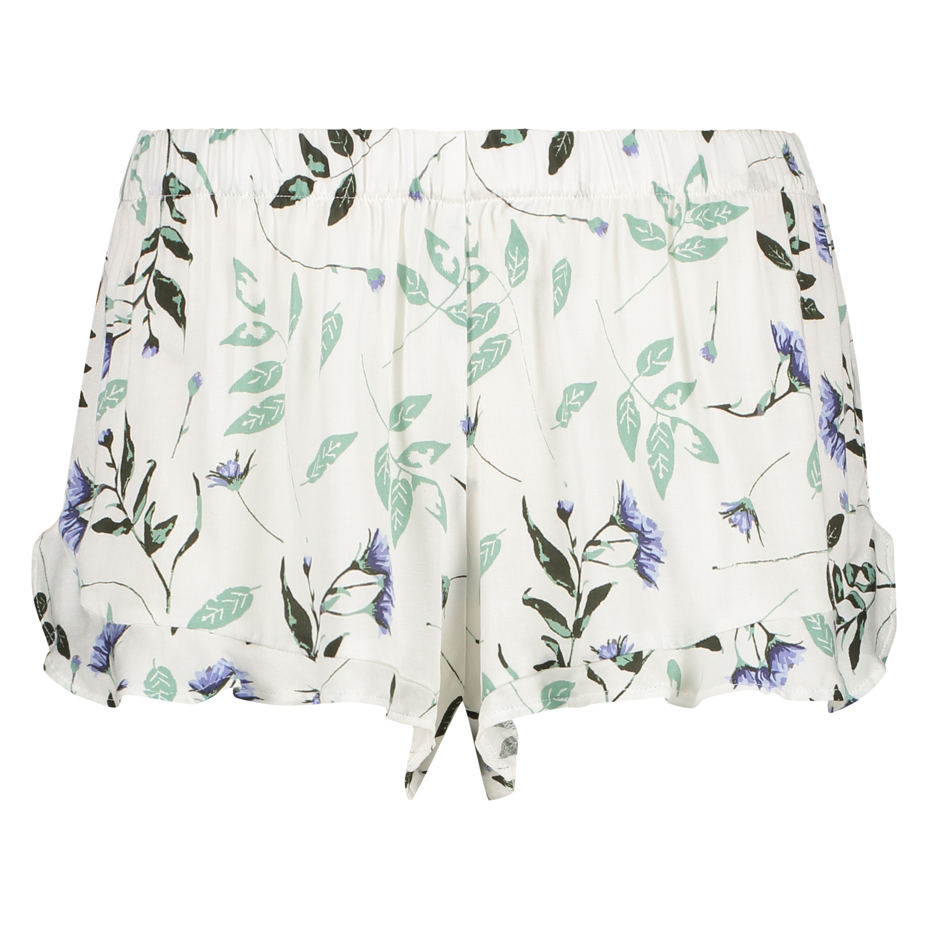 Pyjama Shorts, White, main