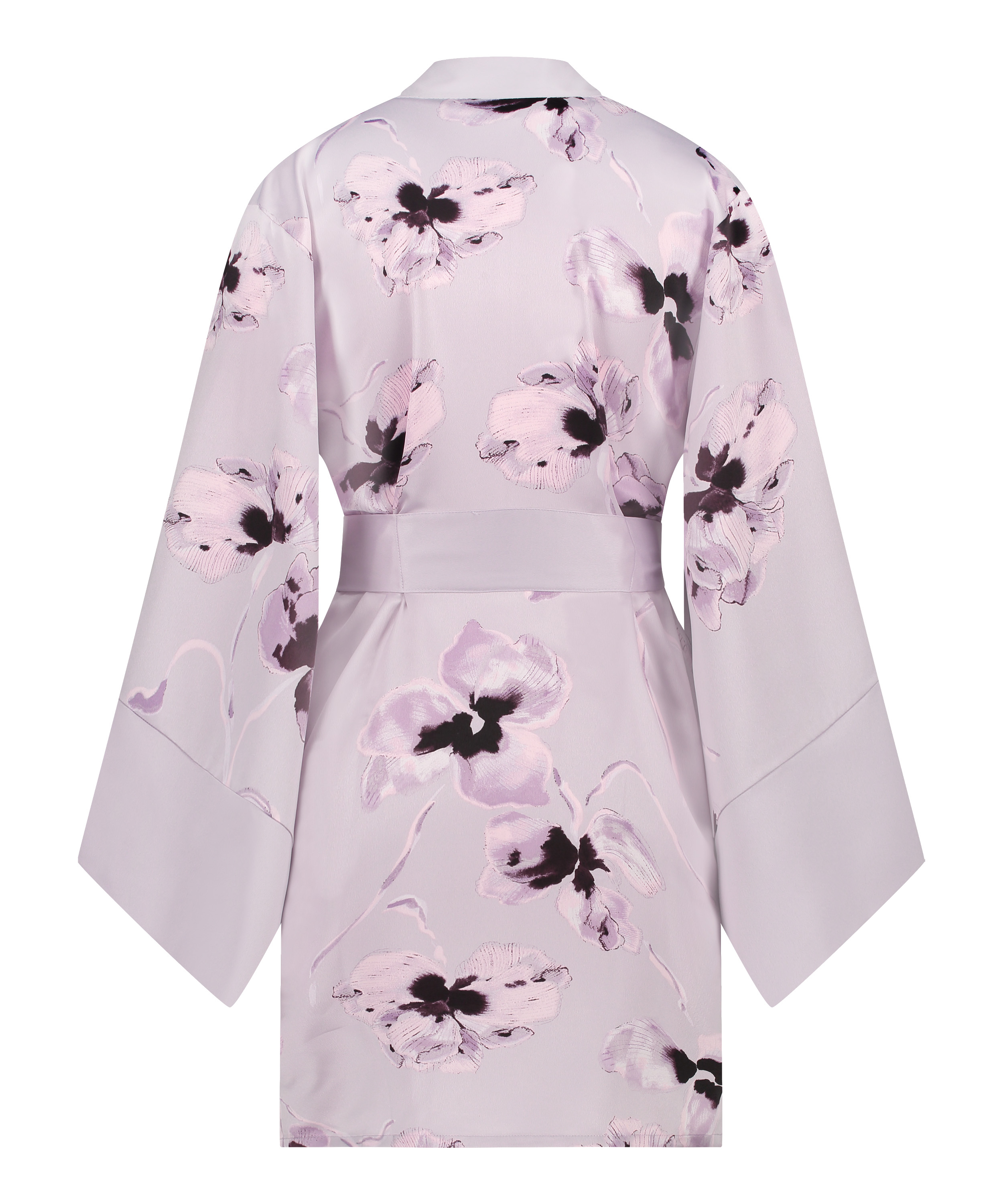 Satin Kimono, Purple, main