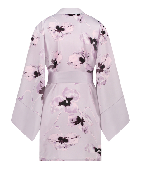 Satin Kimono, Purple