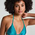 Aqua Triangle Bikini Top, Green