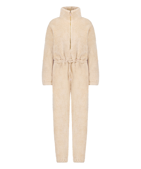 Onesie fleece, Beige