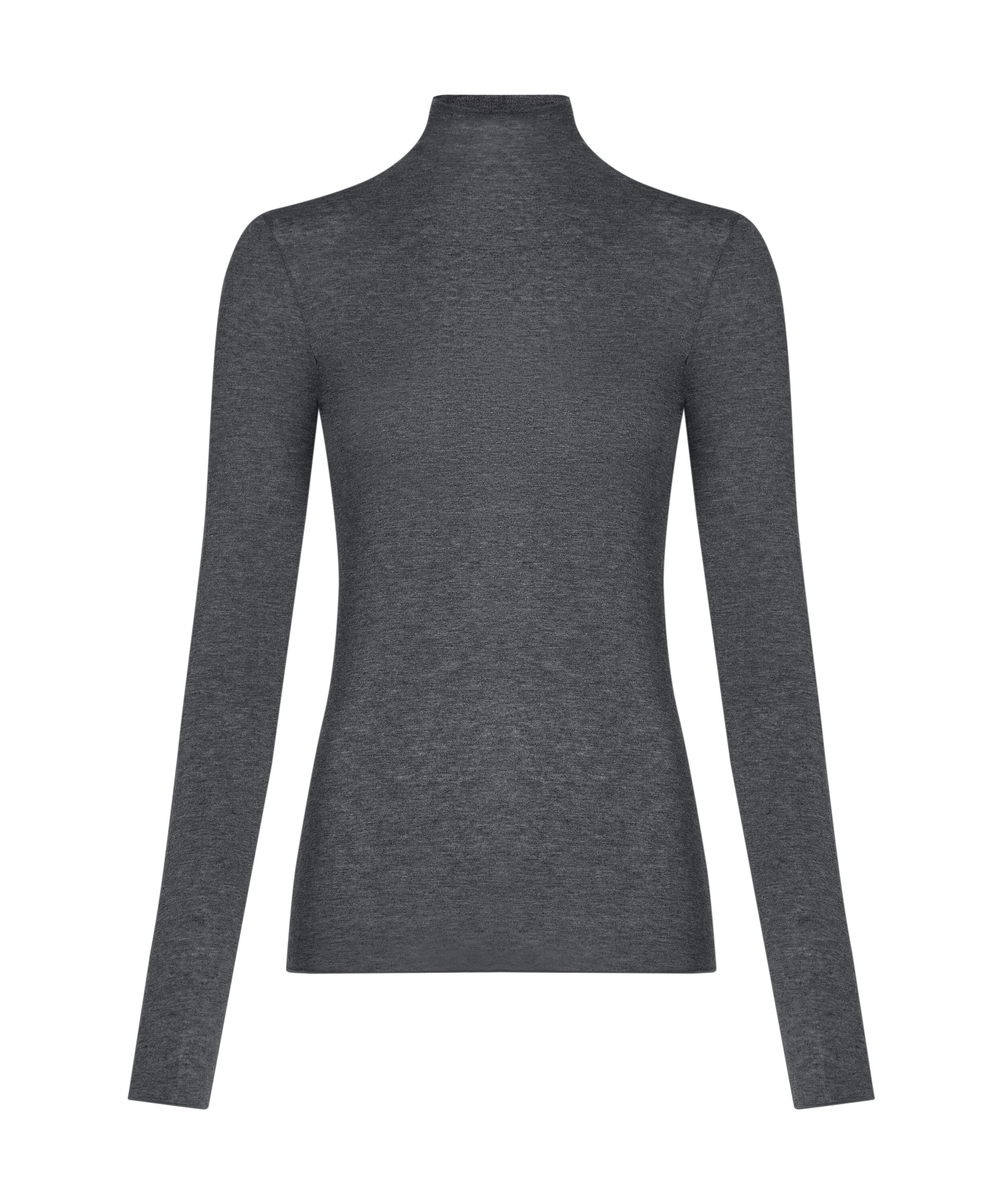 super soft Turtleneck shirt with Cashmere, Grey