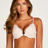 Cardi Padded Push-up Underwired Bra, White
